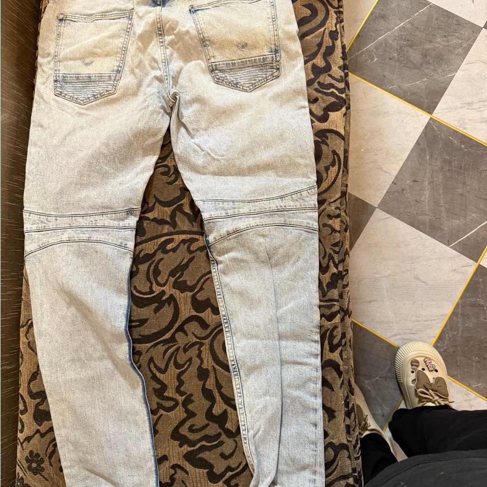 Hudson Jeans Men's Light Gray Skinny Jeans